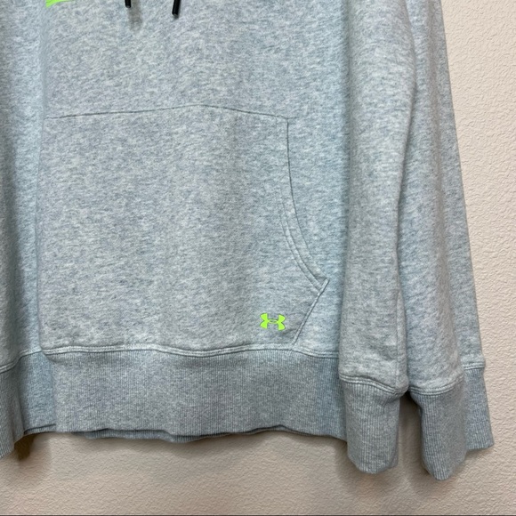 Under Armour Hoodie Sweatshirt Womens Large Gray - Picture 6 of 8